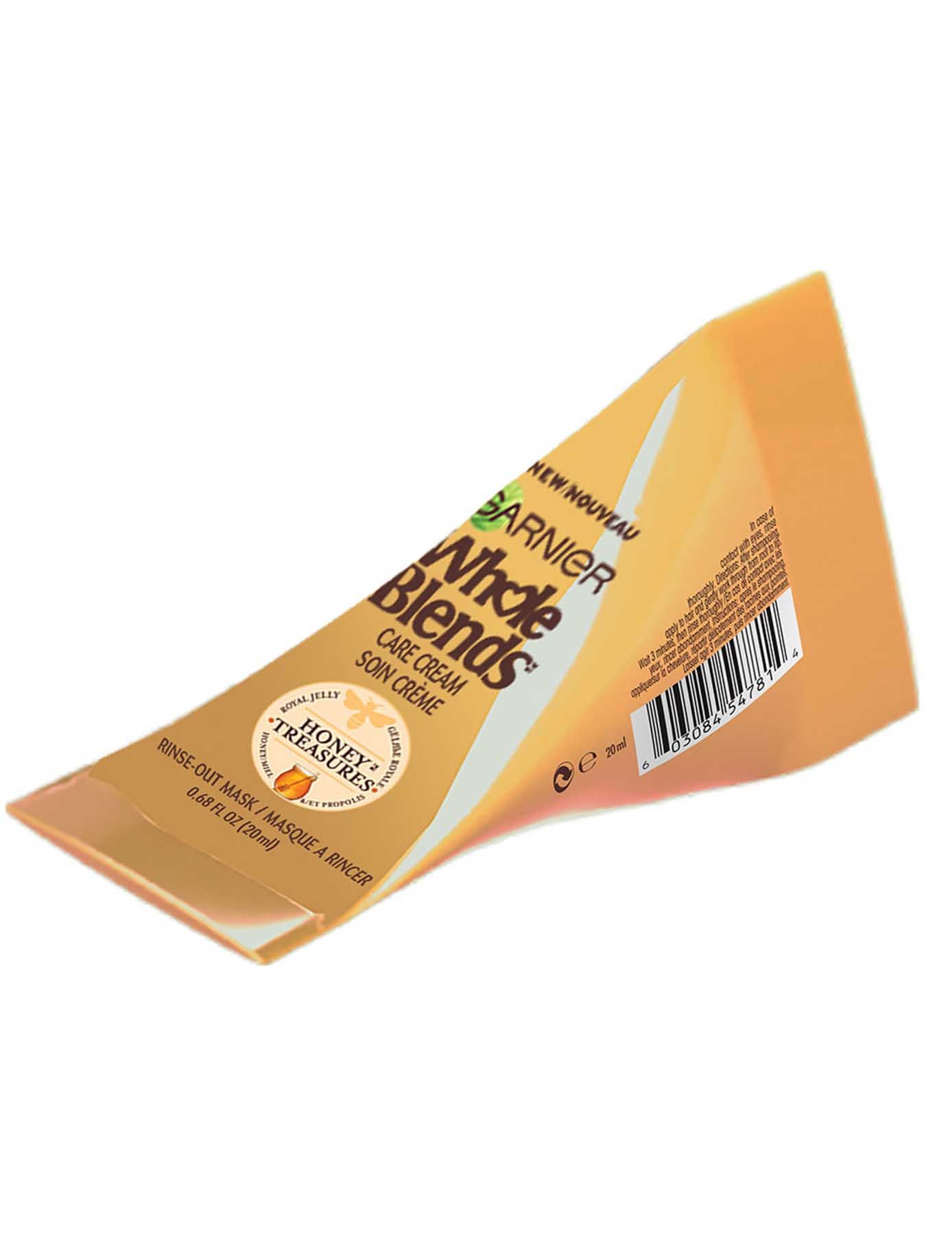 Right Side view of Care Cream Hair Mask Honey Treasures.